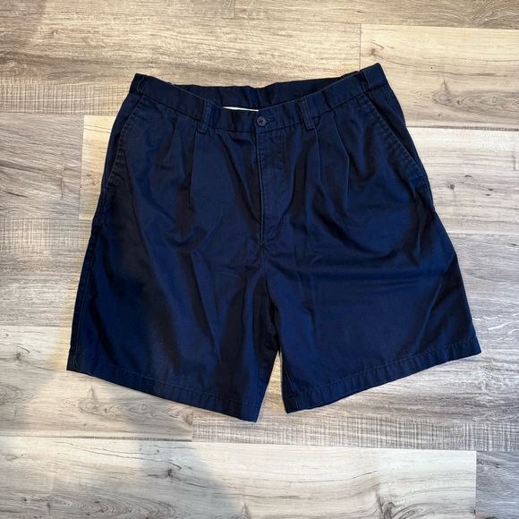 Puritan Blue Flat Front Shorts Men’s 36 - Picture 1 of 5